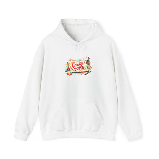 Hand‑drawn Doodle Marker Art Hoodie | sketchbook, analogue marker effect