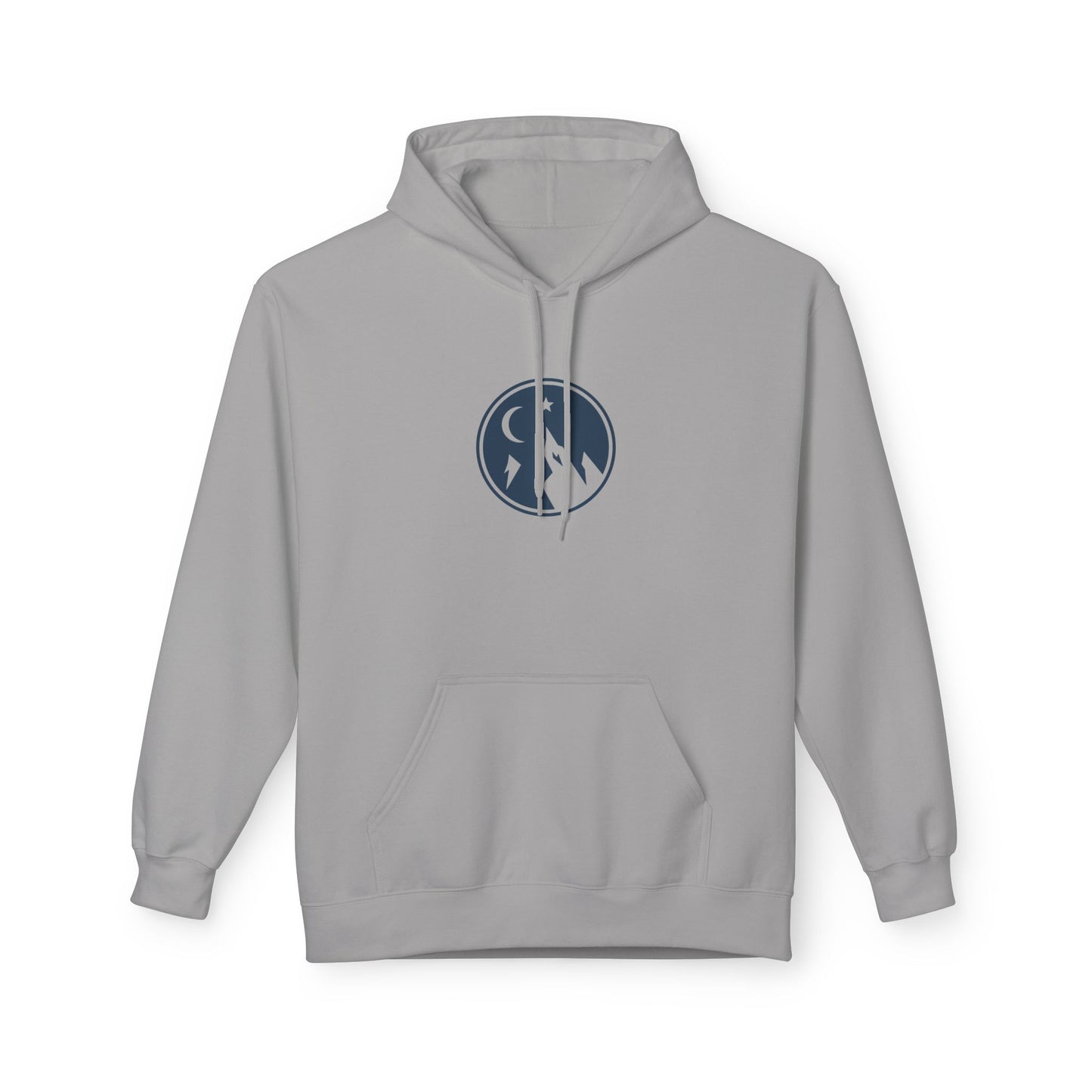 Hoodie — Minimal Mountain Moon Logo Pullover