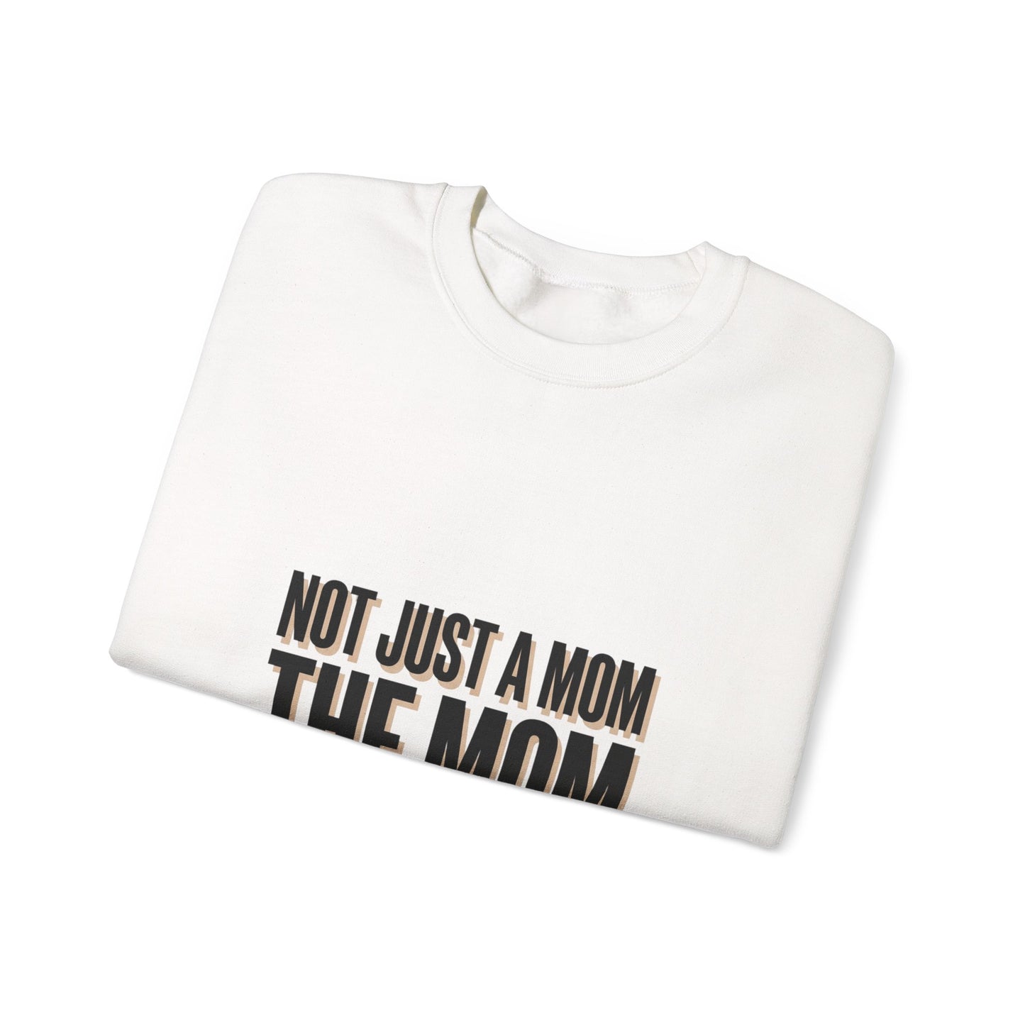Not Just A Mom — THE MOM Sweatshirt | Minimalist Typographic Mom, Mother’s Day Shirt