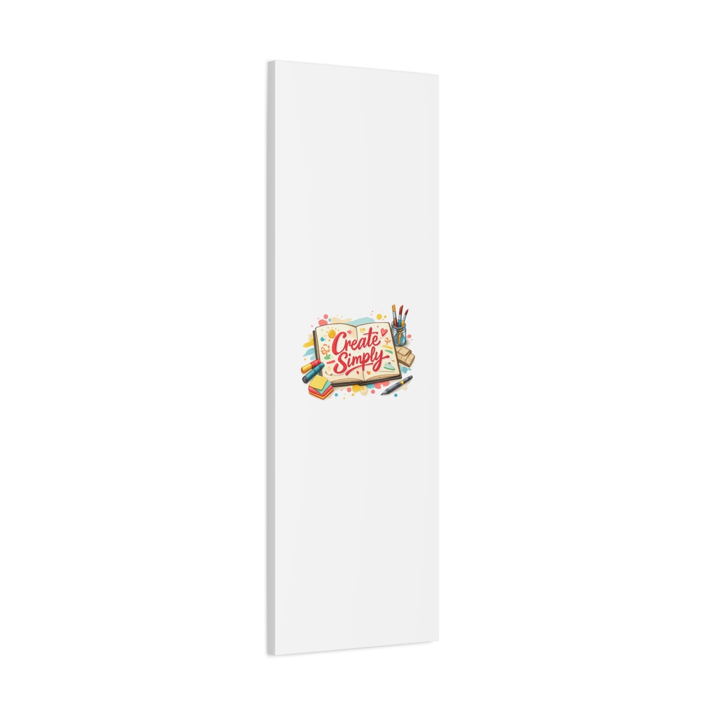 Create Simply Notebook Art Canvas | handmade marker aesthetic, hand-drawn doodle