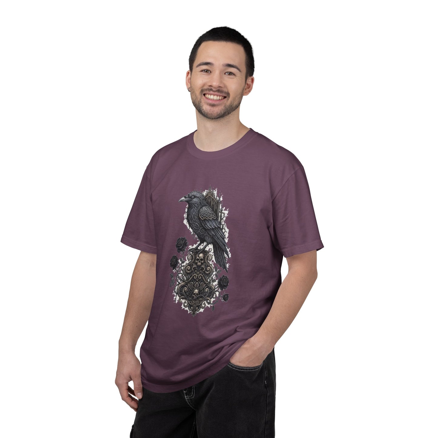Raven & Gothic Floral T-Shirt