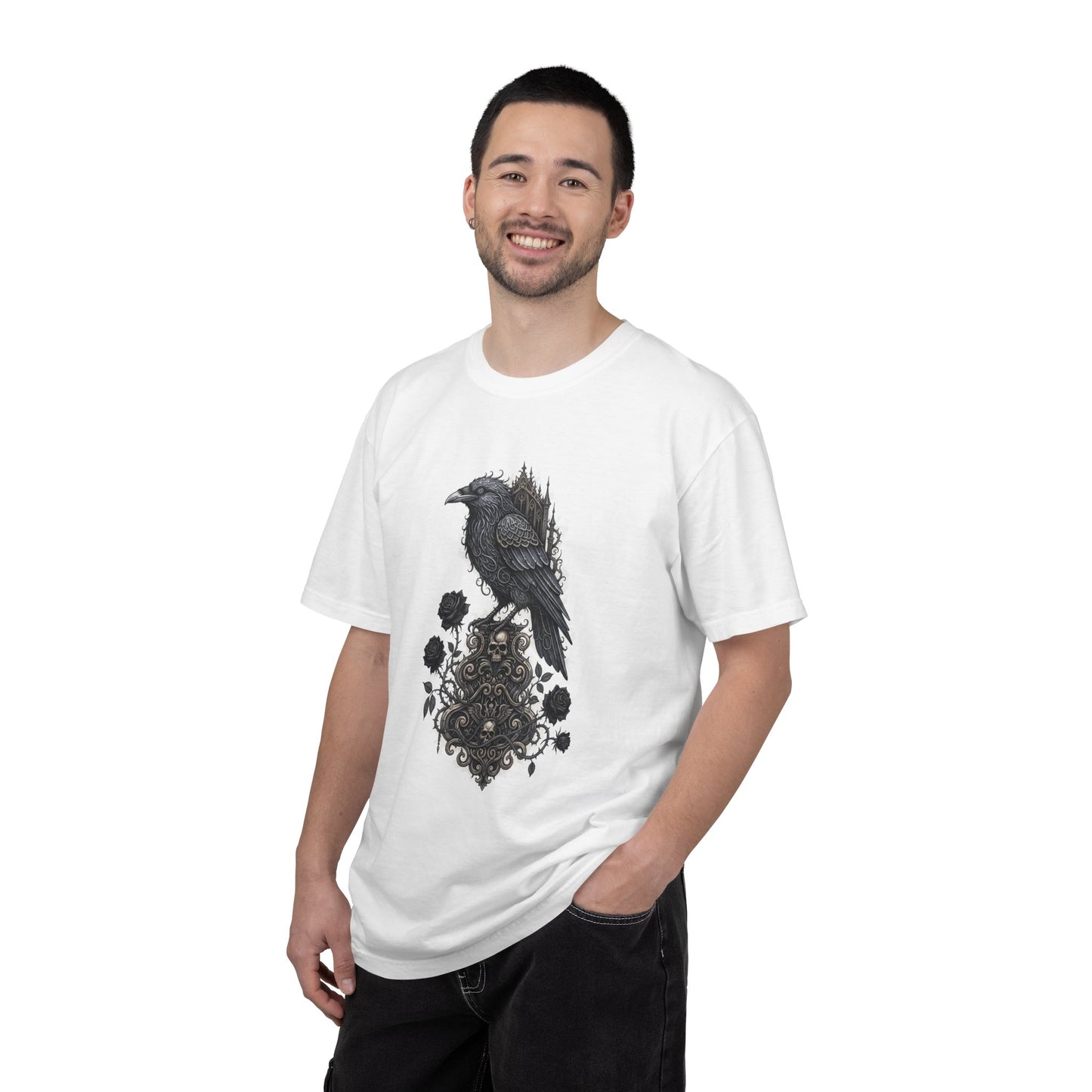 Raven & Gothic Floral T-Shirt