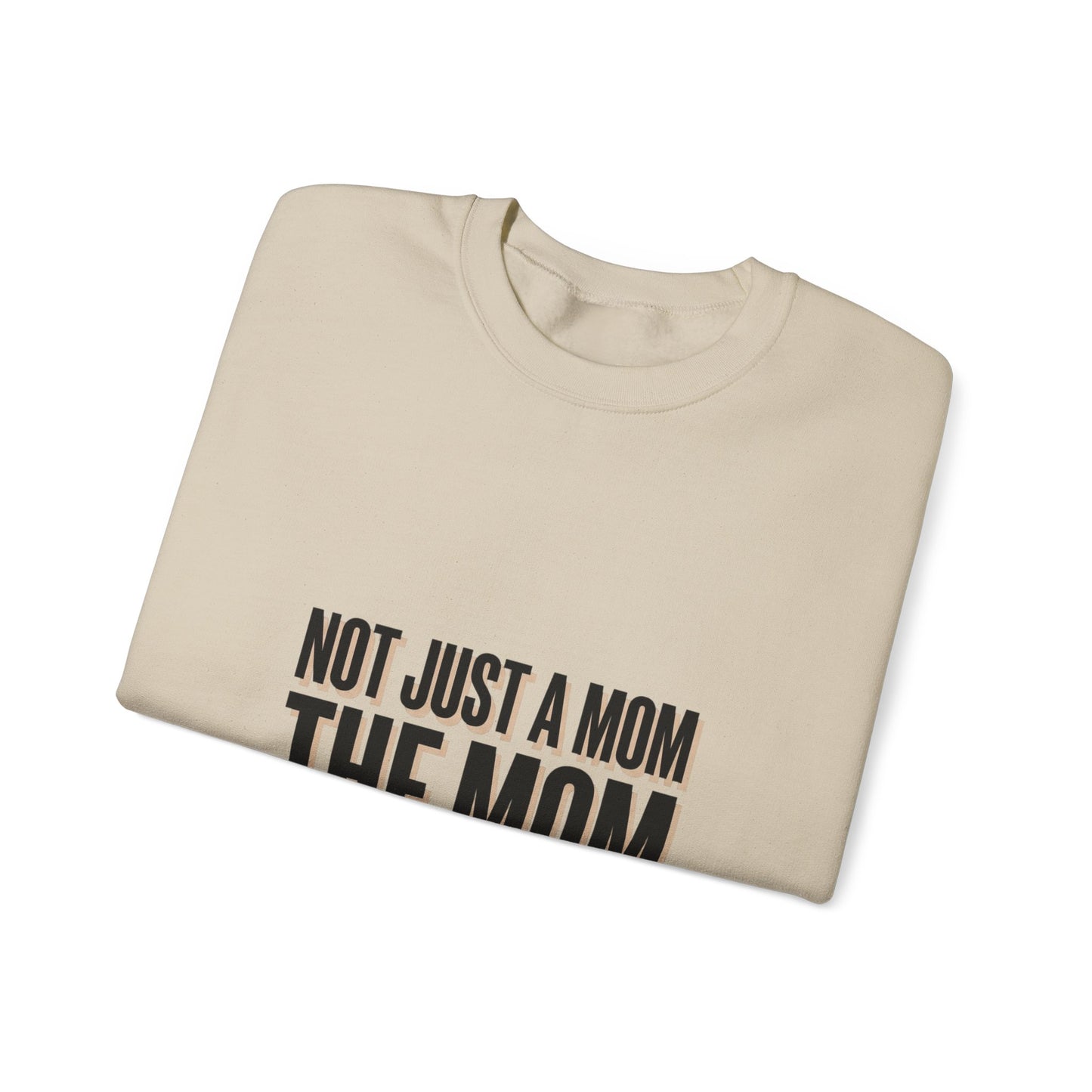 Not Just A Mom — THE MOM Sweatshirt | Minimalist Typographic Mom, Mother’s Day Shirt