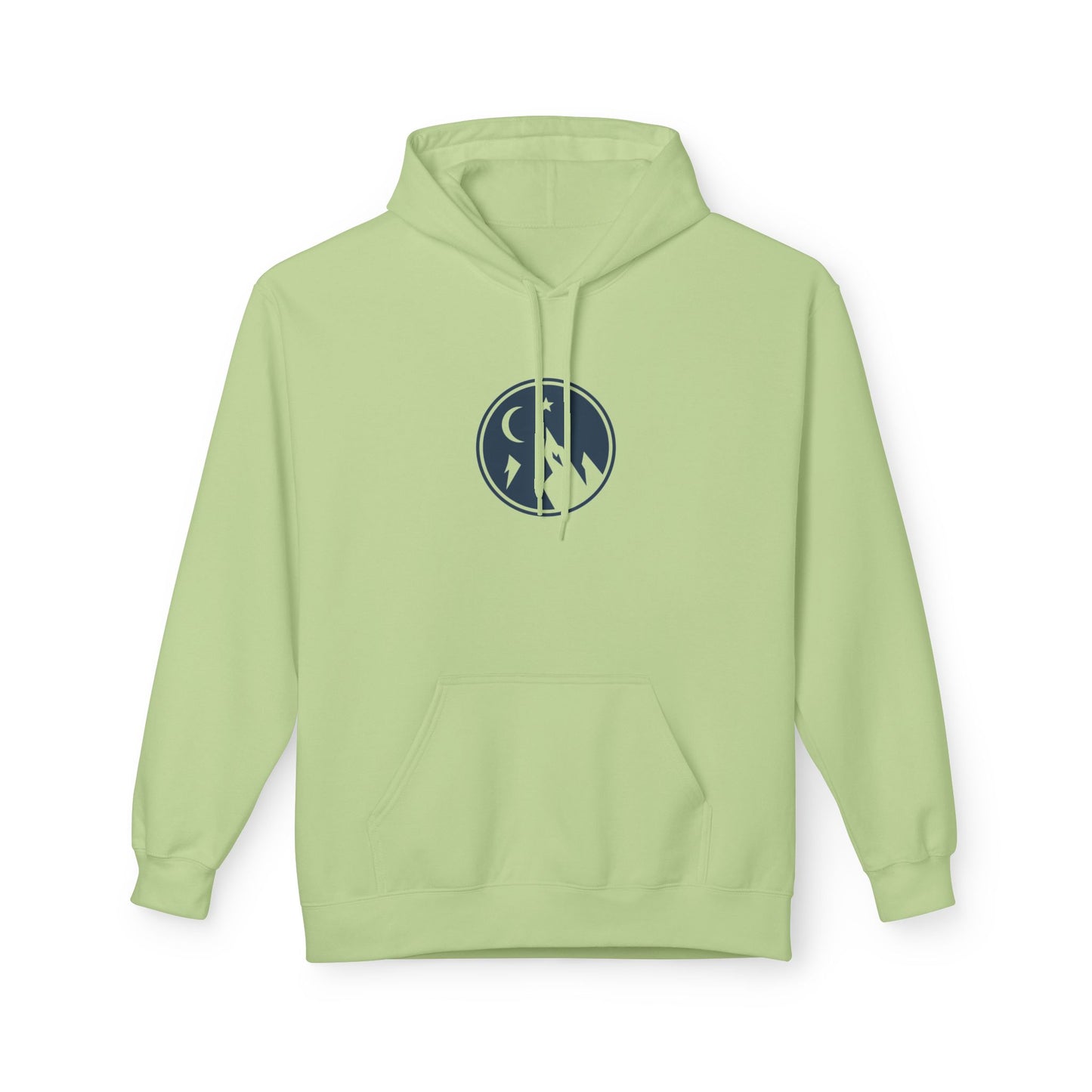 Hoodie — Minimal Mountain Moon Logo Pullover