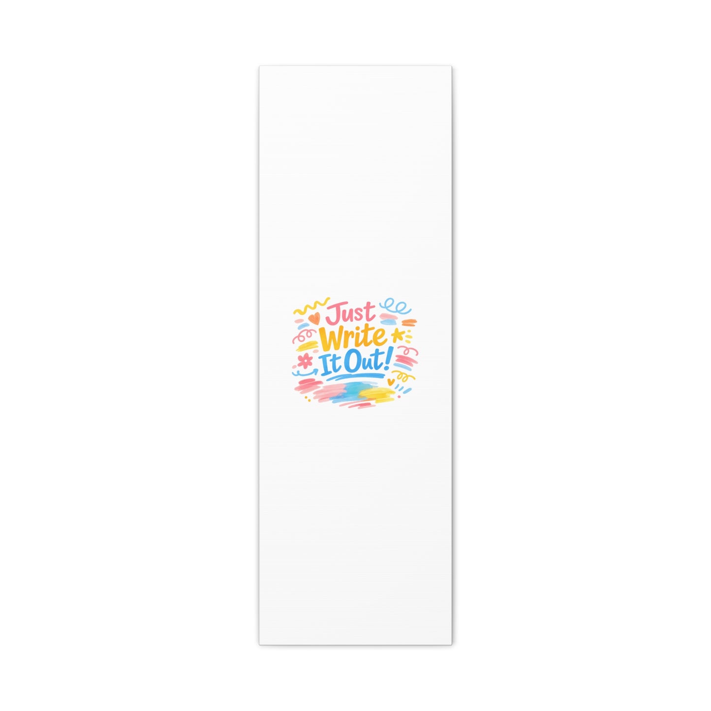 Just Write It Out! Canvas | handmade marker aesthetic, doodle art