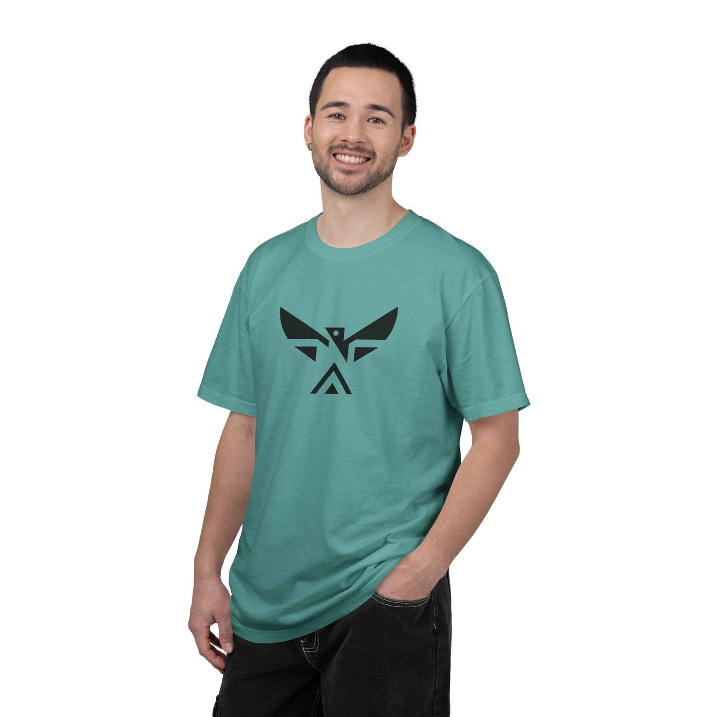 Minimal Geometric Eagle T‑Shirt