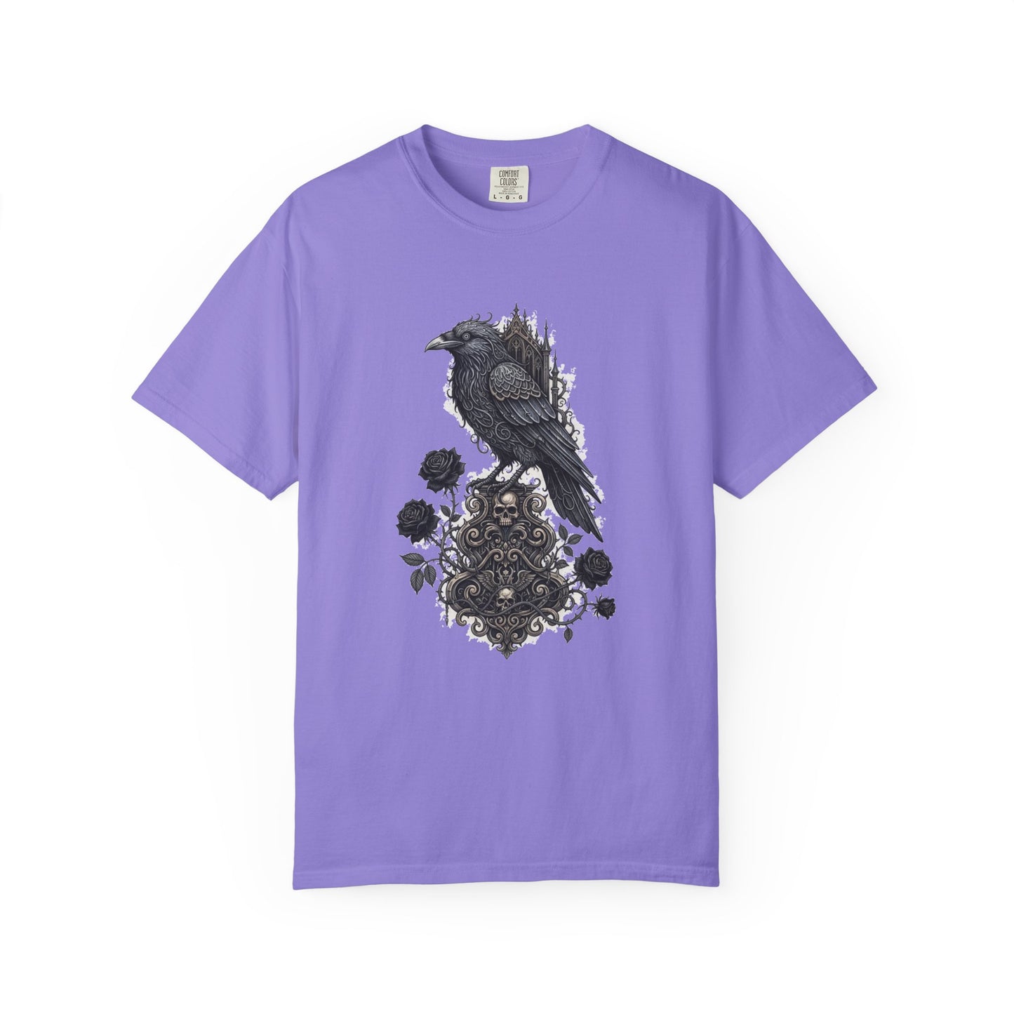 Raven & Gothic Floral T-Shirt
