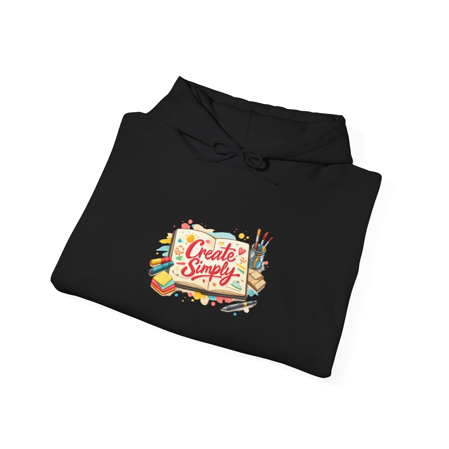 Hand‑drawn Doodle Marker Art Hoodie | sketchbook, analogue marker effect