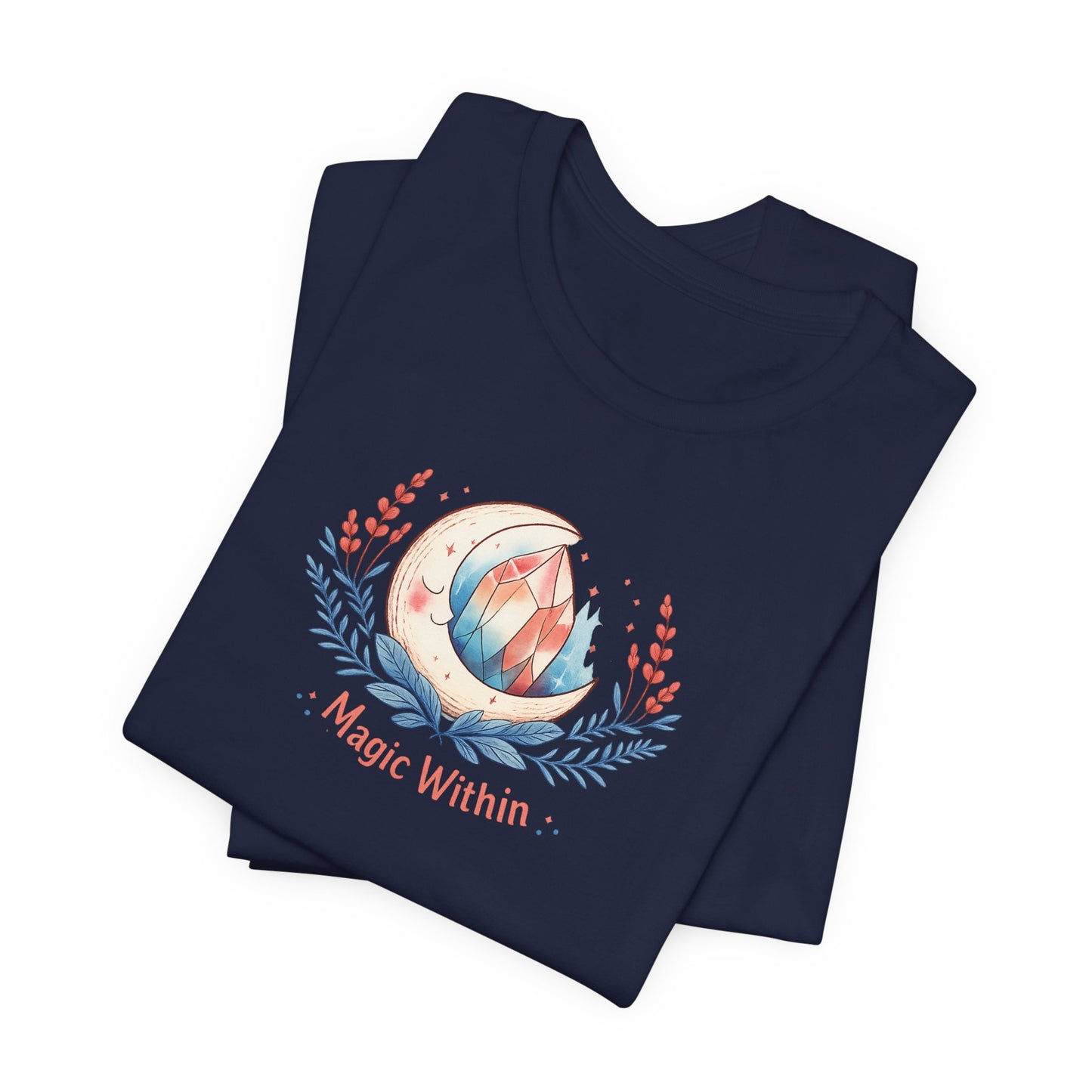 Moon Phase Crystal Tee | witchcore, mystic, herblore