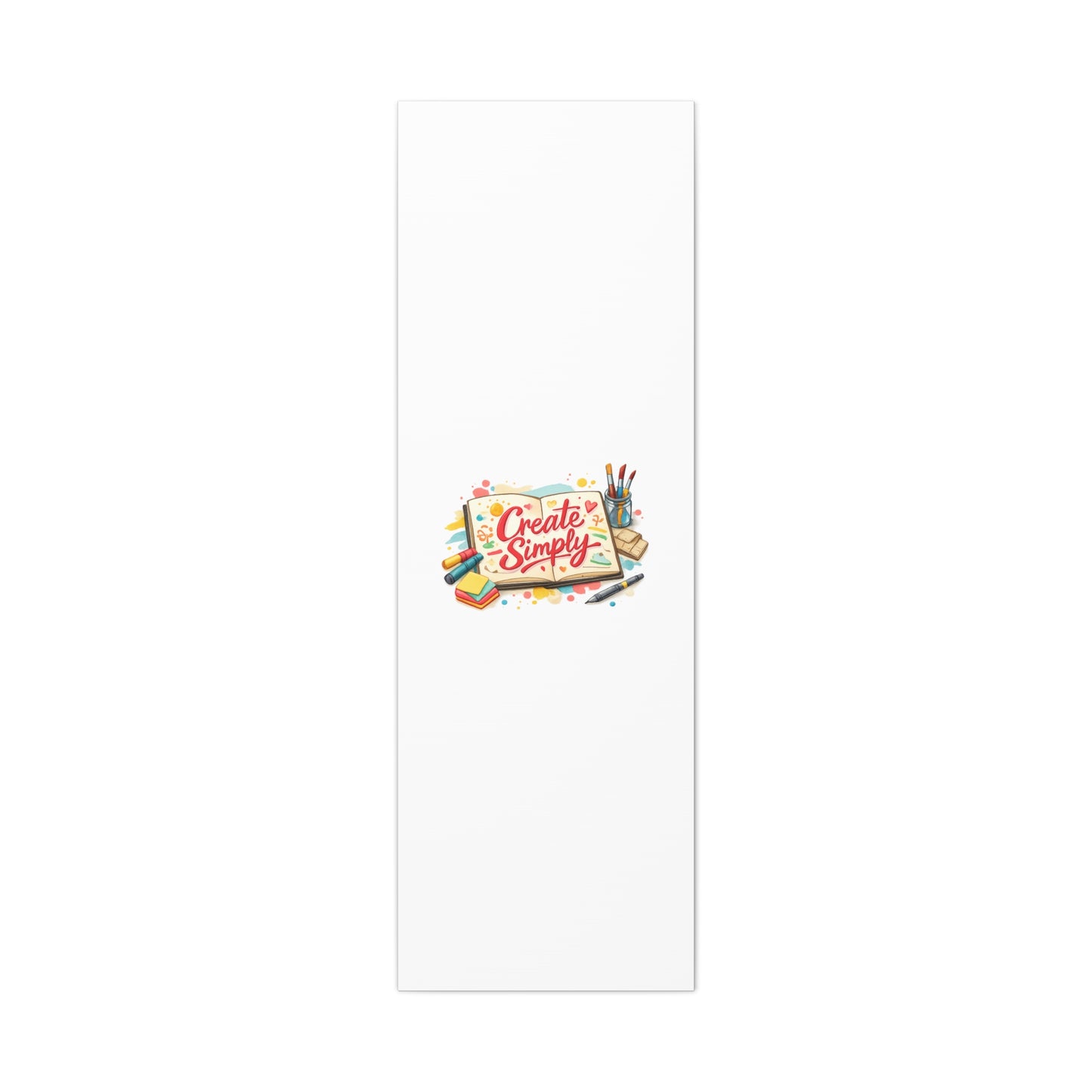 Create Simply Notebook Art Canvas | handmade marker aesthetic, hand-drawn doodle