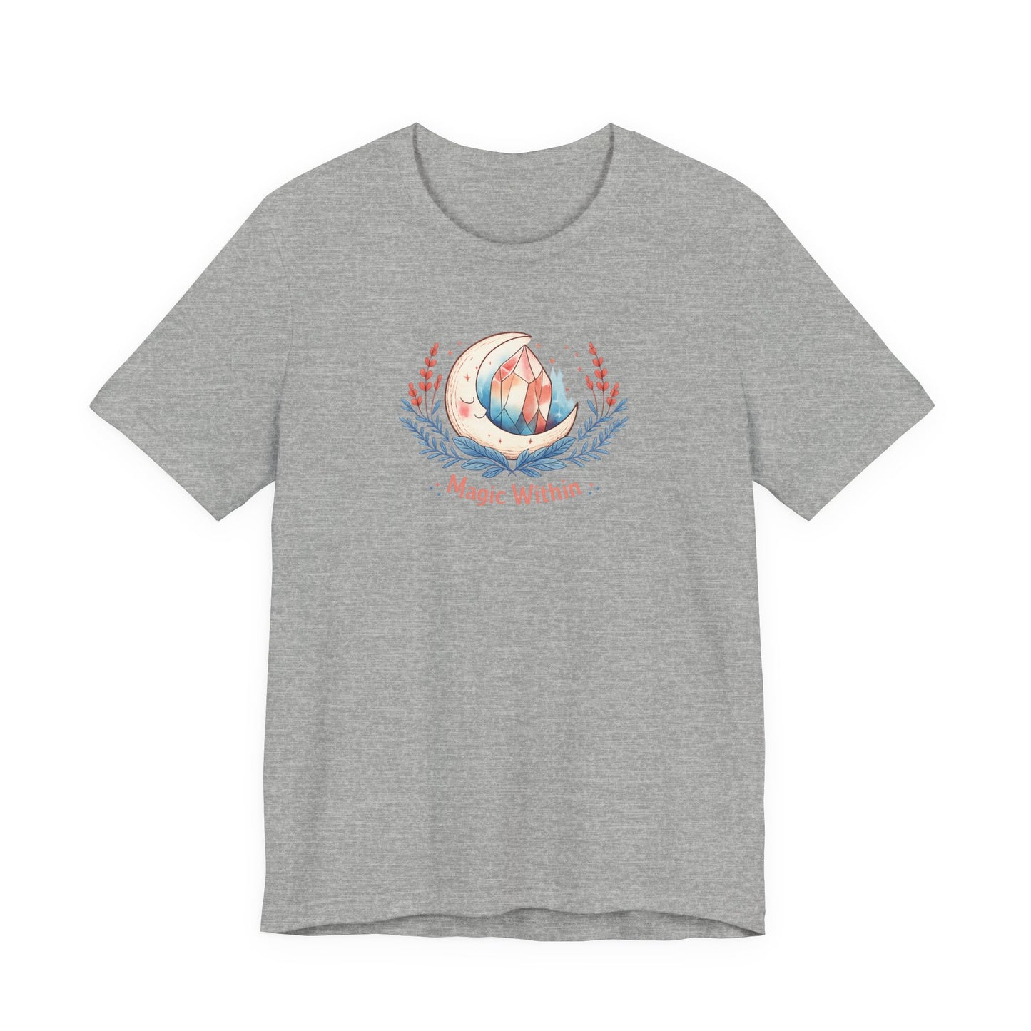 Moon Phase Crystal Tee | witchcore, mystic, herblore