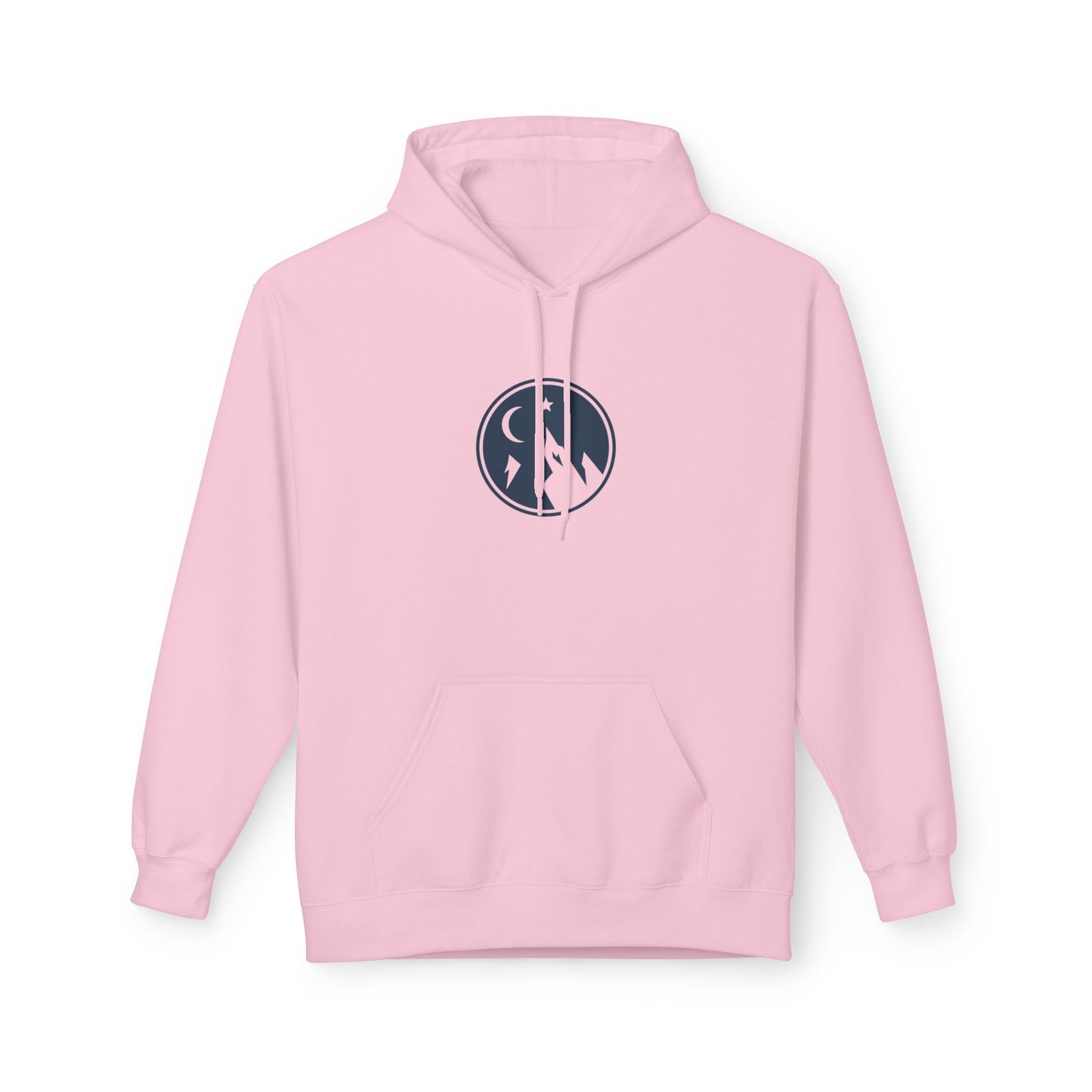 Hoodie — Minimal Mountain Moon Logo Pullover