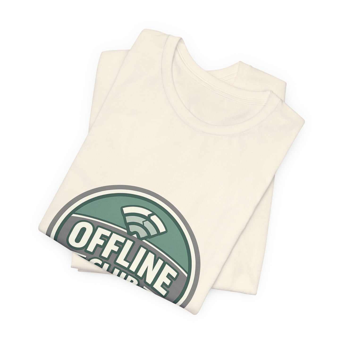 Offline Club Badge Tee | digital detox, log off