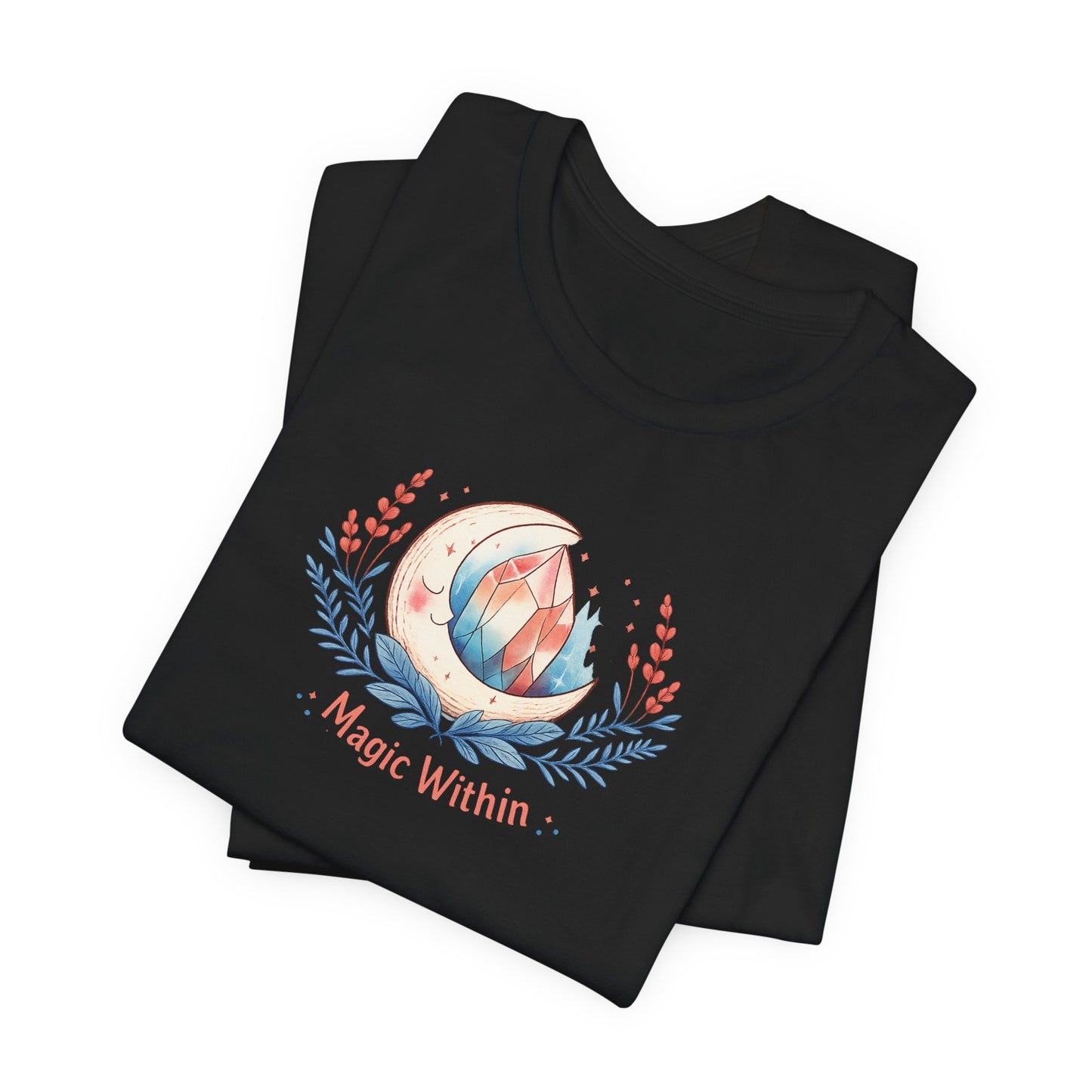 Moon Phase Crystal Tee | witchcore, mystic, herblore
