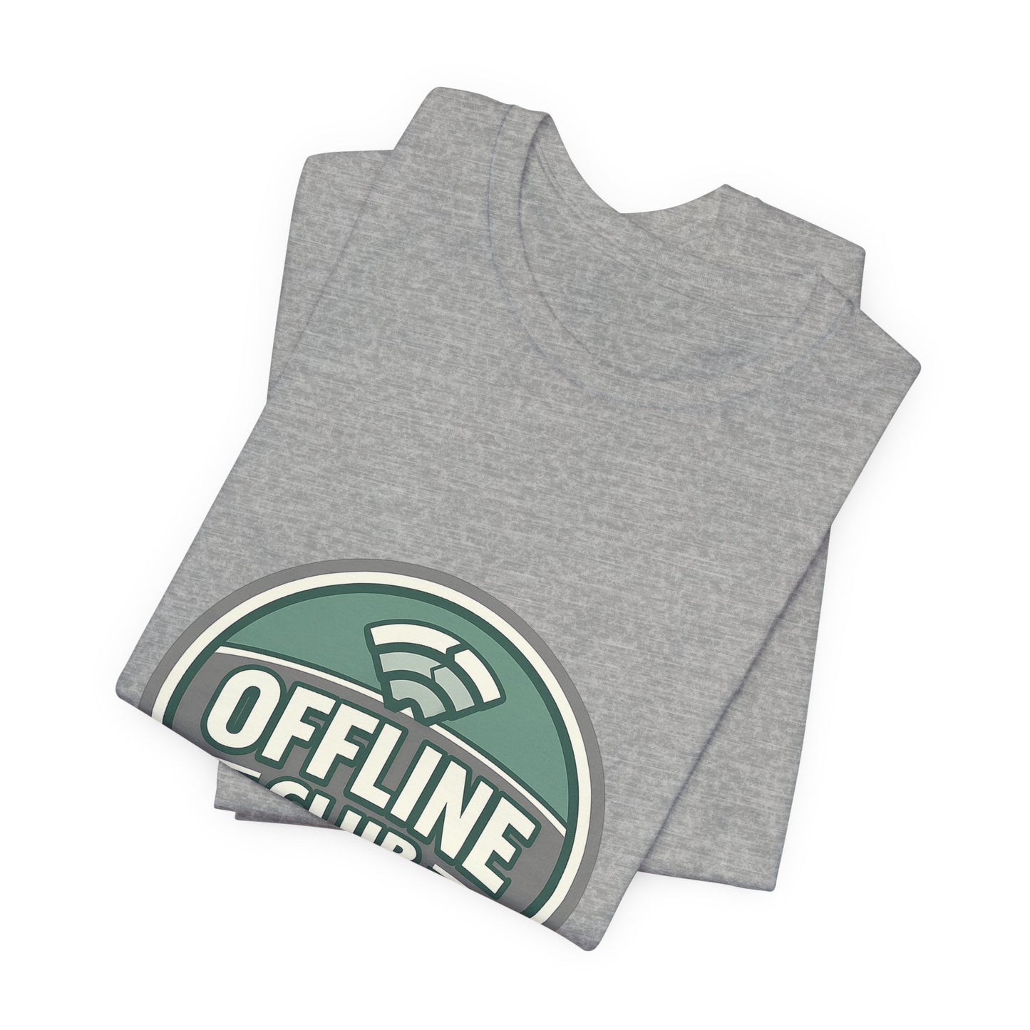 Offline Club Badge Tee | digital detox, log off