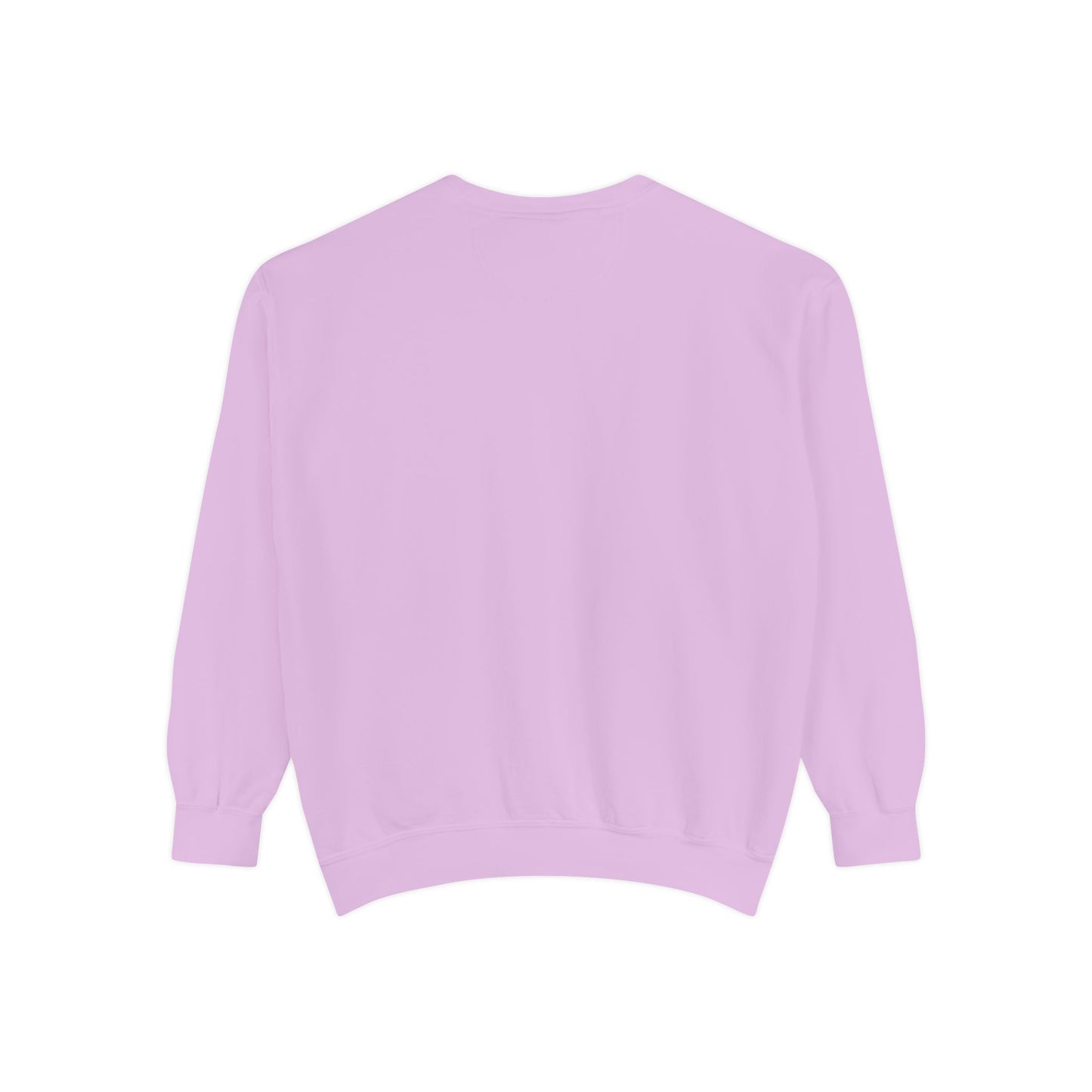 Retro 'Good Vibes' Garment-Dyed Sweatshirt — Vintage Mushroom Graphic