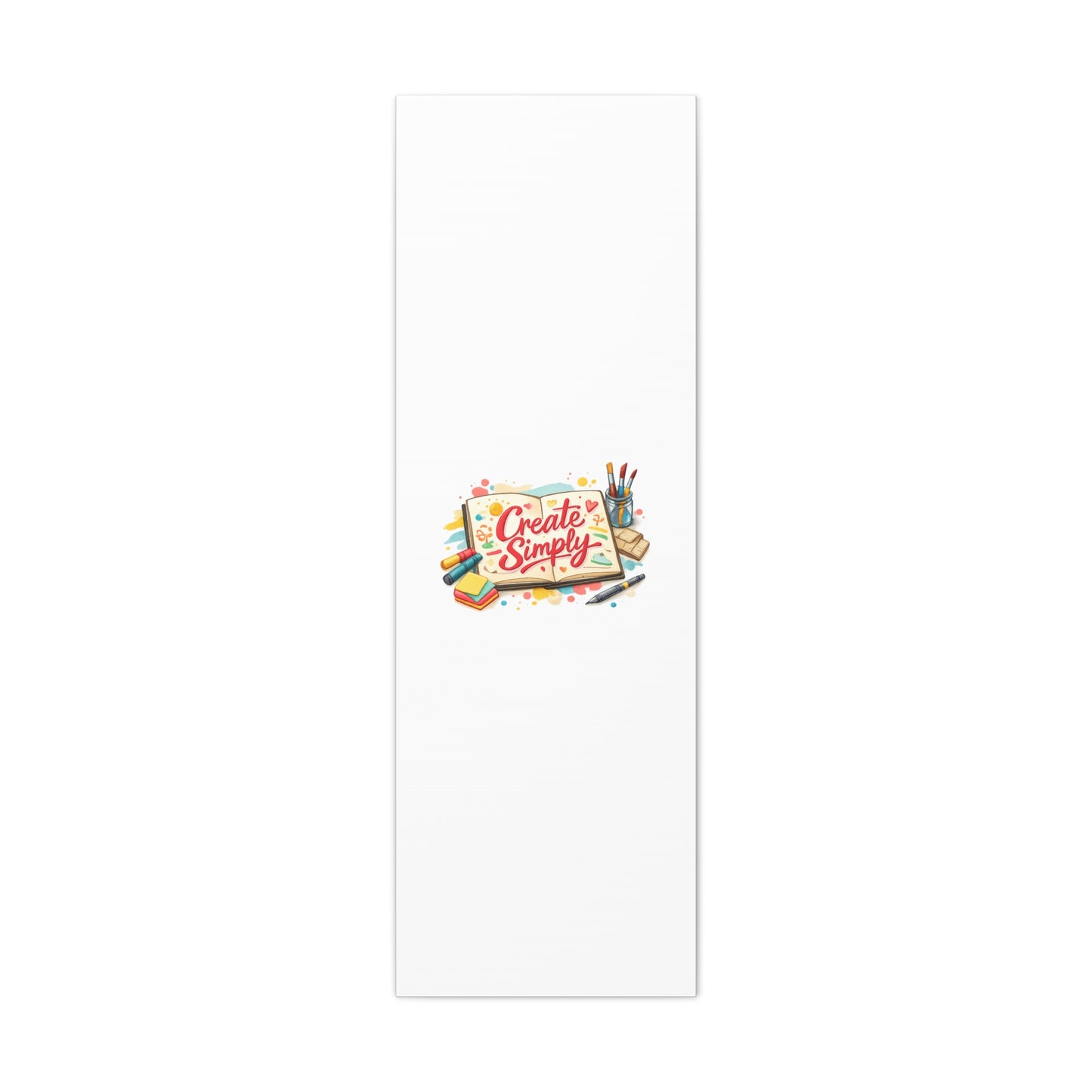 Create Simply Notebook Art Canvas | handmade marker aesthetic, hand-drawn doodle