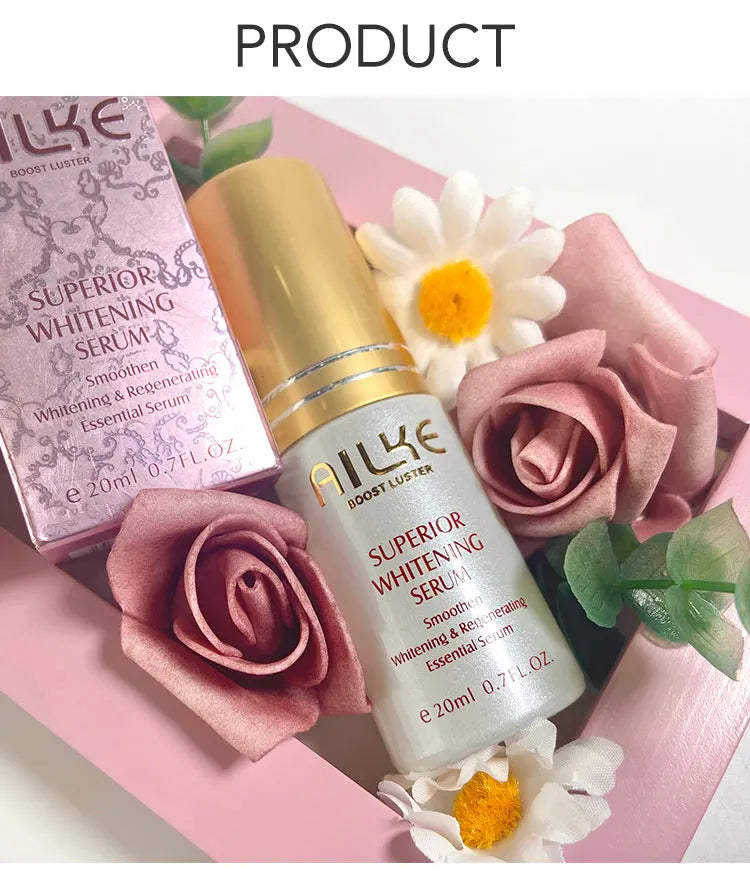AILKE Whitening Face Cream, Reduce Dark Spots, Sun Spots, Melanin, With Collagen, Glutathione, Even Skin Tone For All Skin Types