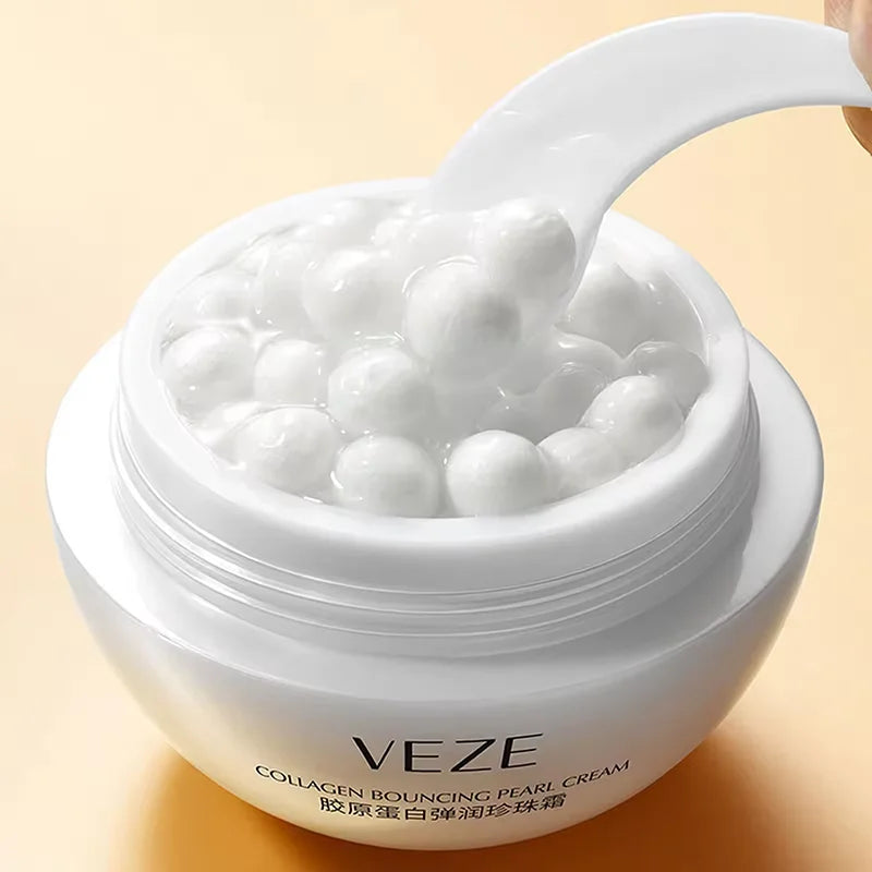 Face Cream Collagen Pearl Firming Lift Fade Fine Lines Caviar Moisturizing Smooth Brighten Korean Skin Care Product