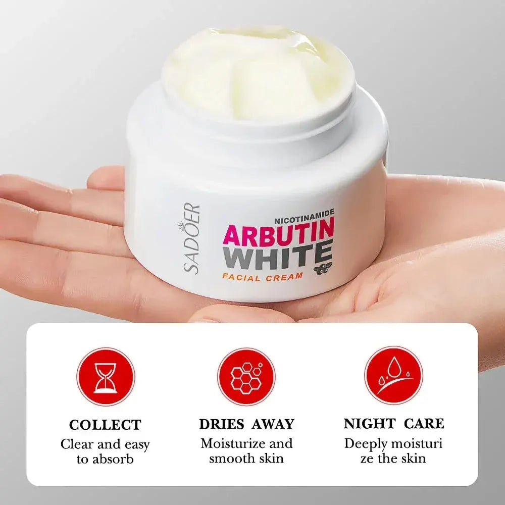 Face Care Nicotinamide Arbutin Whitening Cream Lightening Stain Whiten Cream Fade Dark Spot Face Cream Korean Skin Care Products