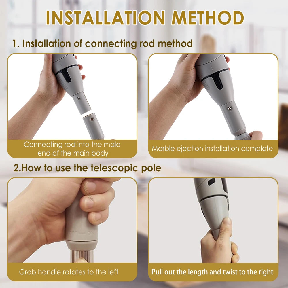 Electric Cleaning Brush Household Bathroom Cleaning Brush Multifunctional Rotary Cleaning Brush for Bathroom Toilet Cleaning