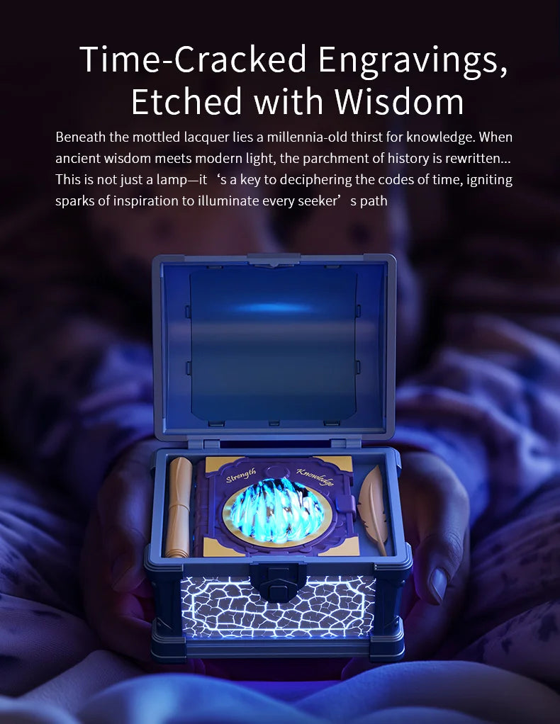 Treasure Chest Projector Night Light Bluetooth Speaker Galaxy Aurora Projection Lamp Ambient Northern Light For Room Decoration