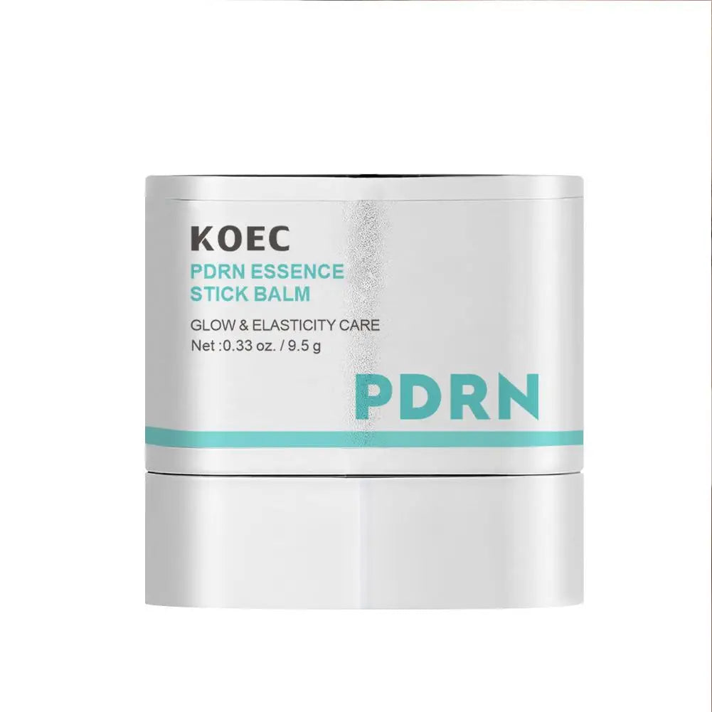 KOEC Portable PDRN Essence Stick Balm Collagen Niacinamide Glycerin, Moisturizing Glowing Firming Anti-Wrinkle Elasticity Boost