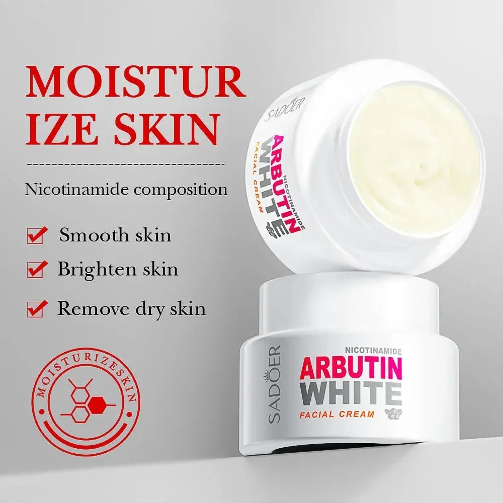 Face Care Nicotinamide Arbutin Whitening Cream Lightening Stain Whiten Cream Fade Dark Spot Face Cream Korean Skin Care Products