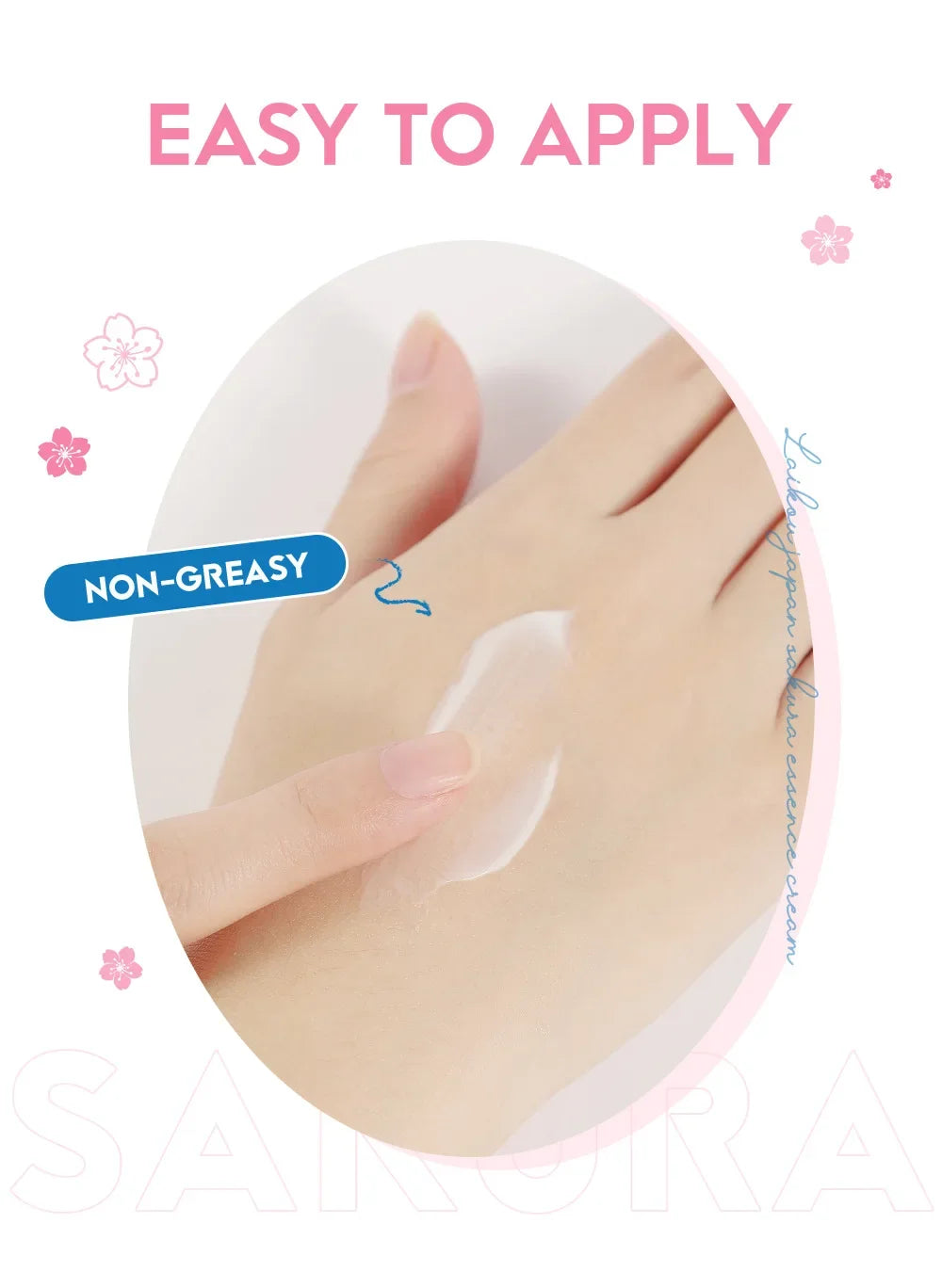 LAIKOU Sakura Hydrating Cream Moisturizer Whitening Nourishing Oil Control Moisturizing Repairing Deep Hydration Winter Skincare