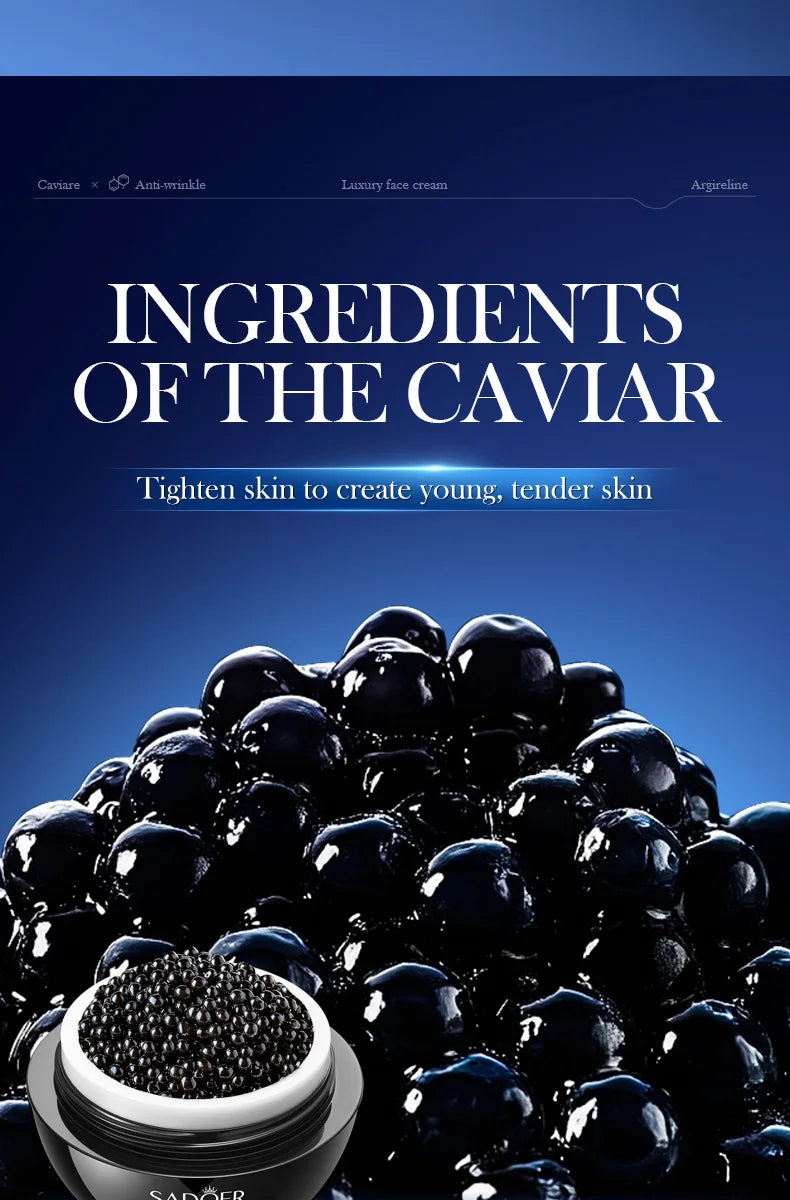 Face Cream Collagen Pearl Firming Lift Fade Fine Lines Caviar Moisturizing Smooth Brighten Korean Skin Care Product