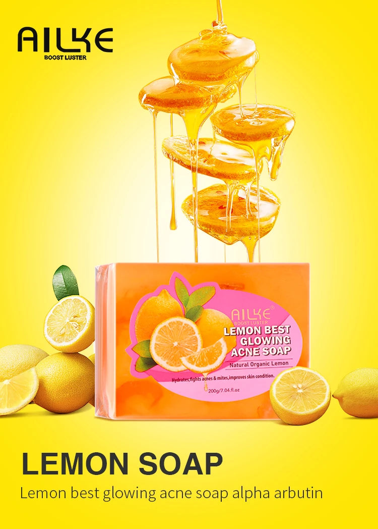 AILKE Natural Skin Brightening Set, Clean Darkness, Acne, Stains, Moisturize, Lightening, Smooth, Improve Rough and Dry Skin