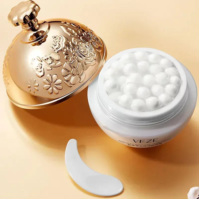Face Cream Collagen Pearl Firming Lift Fade Fine Lines Caviar Moisturizing Smooth Brighten Korean Skin Care Product