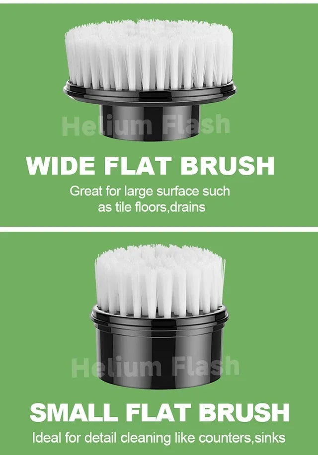 Electric Cleaning Brush Electric Spin Scrubber 7 in 1 Cleaning Tool For Kitchen/Bathroom/Living Room Household Hair Brushes