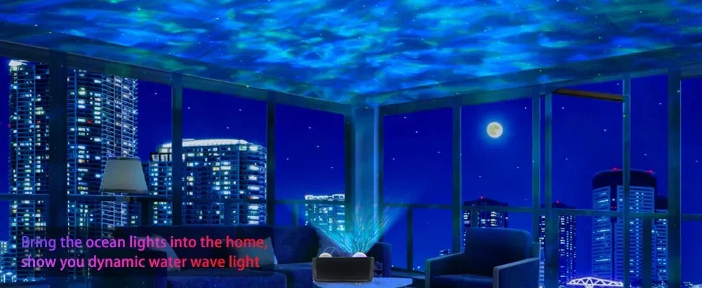 Party Light Disco Ball Light Dj Light Disco Light Ocean Light Star Light Projector Dance Light Sound Activated with Remote Contr