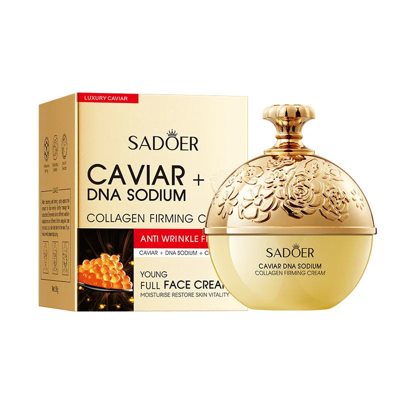 Face Cream Collagen Pearl Firming Lift Fade Fine Lines Caviar Moisturizing Smooth Brighten Korean Skin Care Product