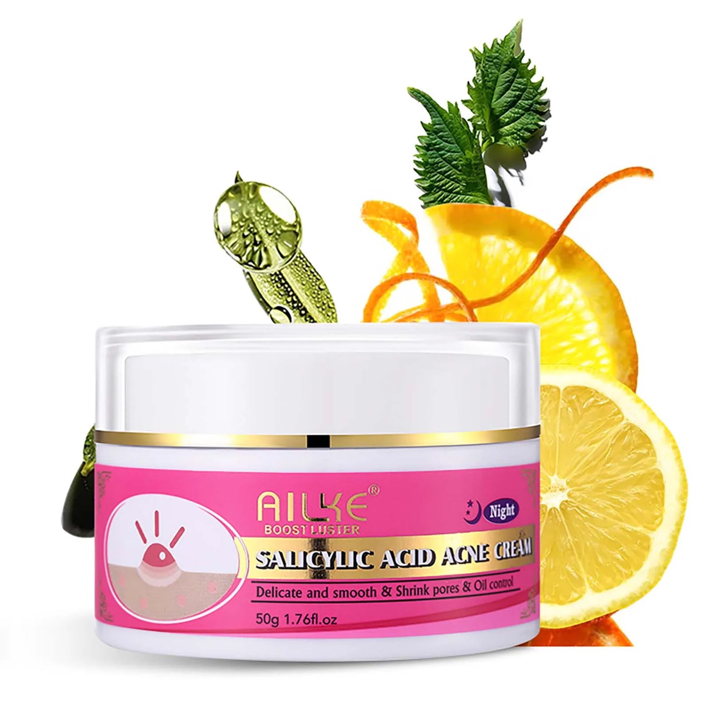 AILKE Natural Skin Brightening Set, Clean Darkness, Acne, Stains, Moisturize, Lightening, Smooth, Improve Rough and Dry Skin