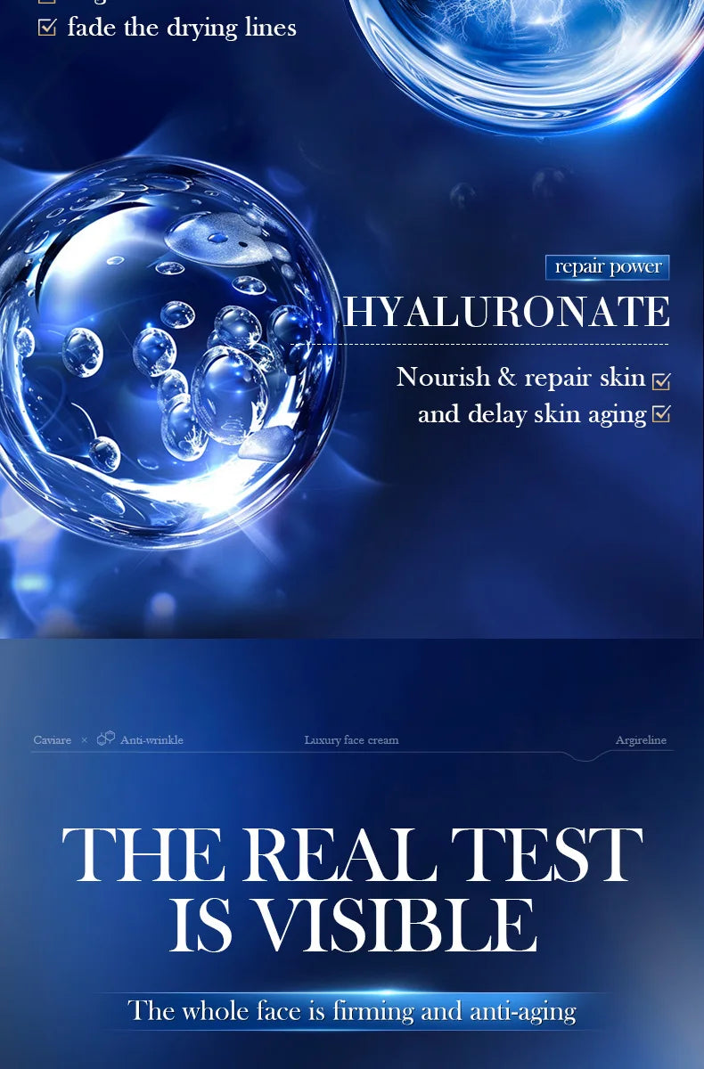 Face Cream Collagen Pearl Firming Lift Fade Fine Lines Caviar Moisturizing Smooth Brighten Korean Skin Care Product