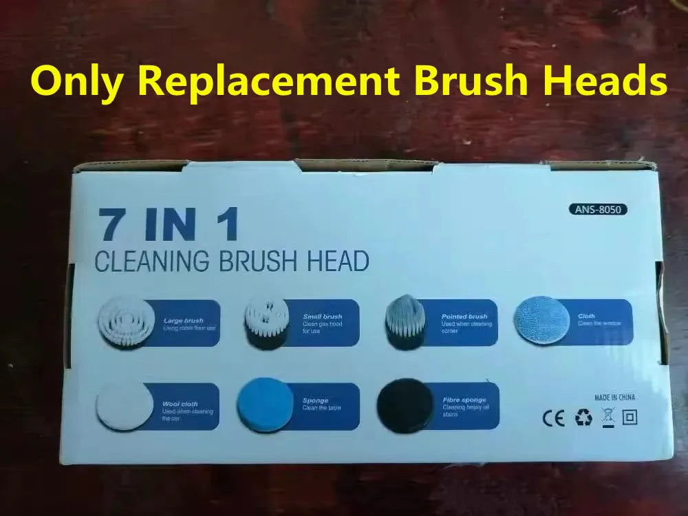 Electric Cleaning Brush Electric Spin Cleaning Scrubber Electric Cleaning Tools Parlour Kitchen Bathroom Cleaning Gadgets
