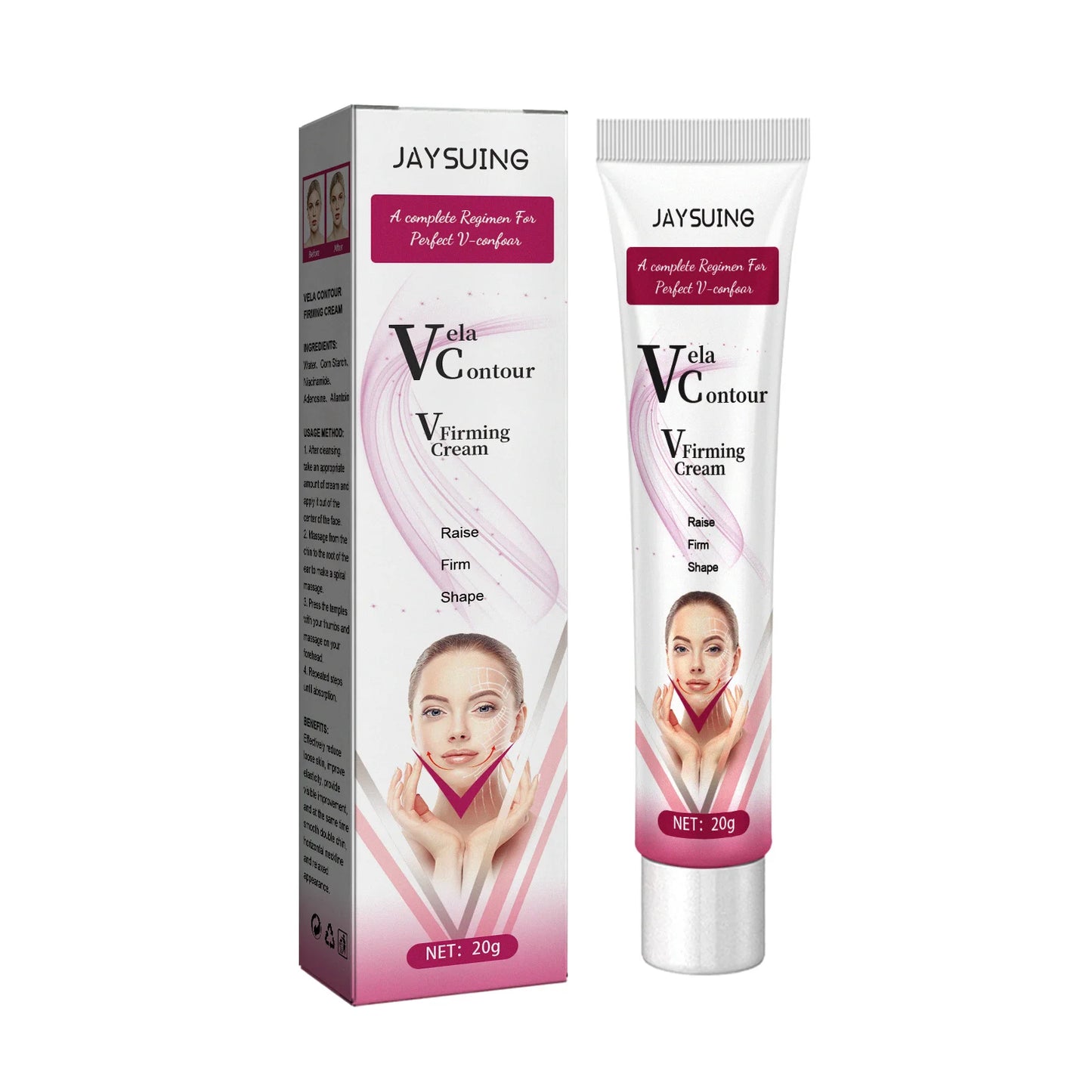 V-Shape Face Slimming Cream Remove Double Chins Firming Lifting Up V Cheek Fat Burning Anti-aging Shaping Massage Care Products