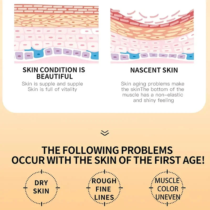 Face Cream Collagen Pearl Firming Lift Fade Fine Lines Caviar Moisturizing Smooth Brighten Korean Skin Care Product