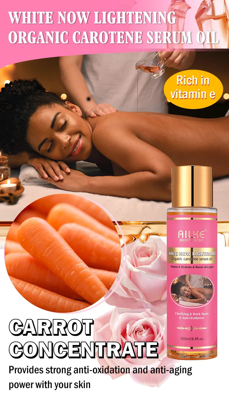 AILKE Natural Skin Brightening Set, Clean Darkness, Acne, Stains, Moisturize, Lightening, Smooth, Improve Rough and Dry Skin