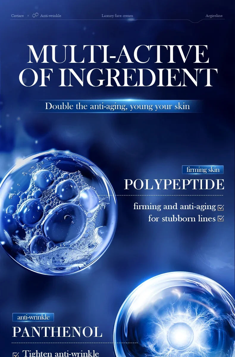 Face Cream Collagen Pearl Firming Lift Fade Fine Lines Caviar Moisturizing Smooth Brighten Korean Skin Care Product