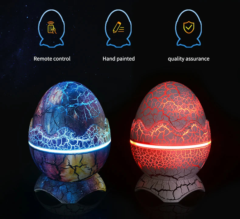 Galaxy Projector Dinosaur Egg Star Galaxy Light Projector Bluetooth Speaker Night Light White Noise Timer Remote Control Decor