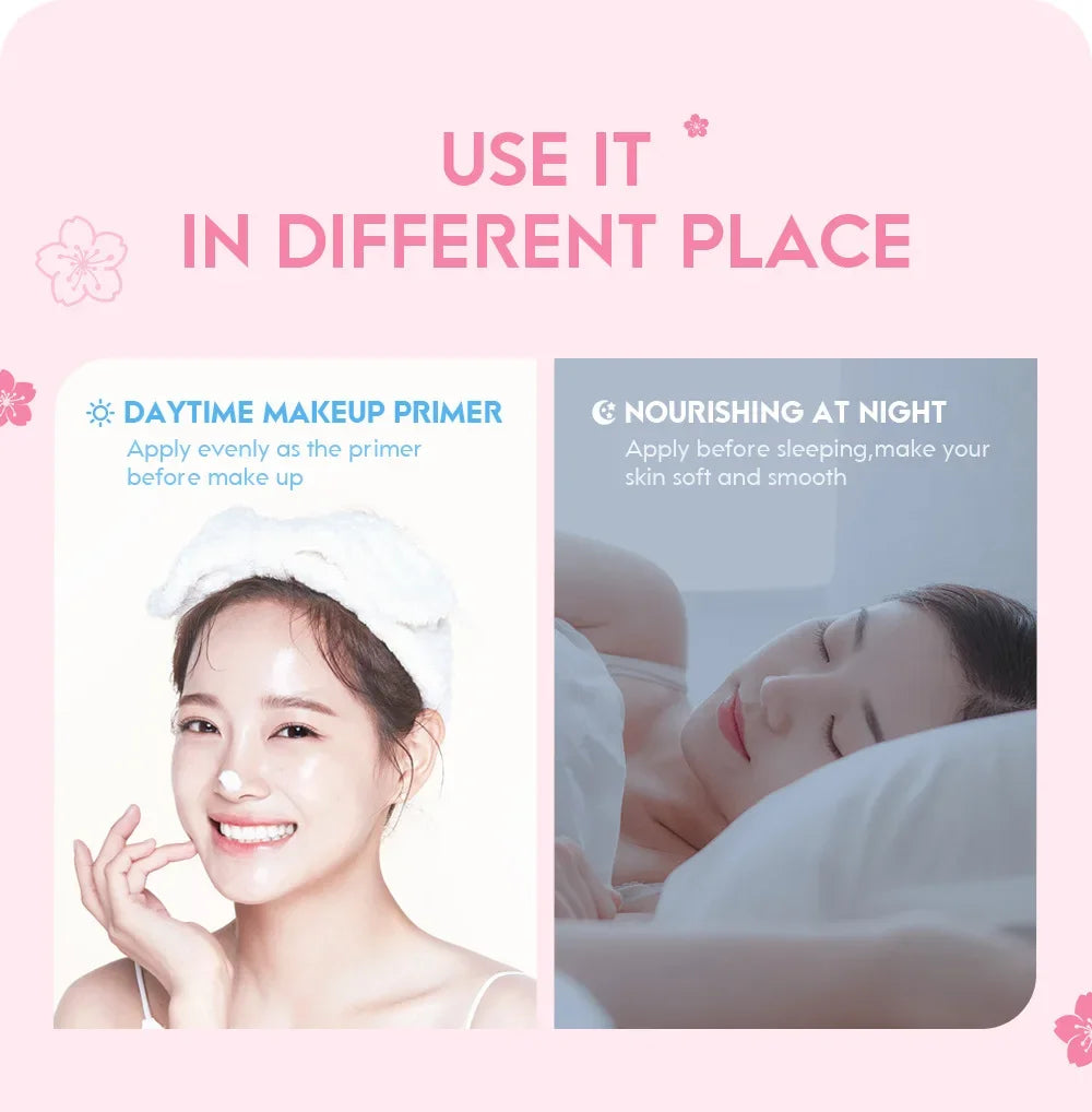 LAIKOU Sakura Hydrating Cream Moisturizer Whitening Nourishing Oil Control Moisturizing Repairing Deep Hydration Winter Skincare
