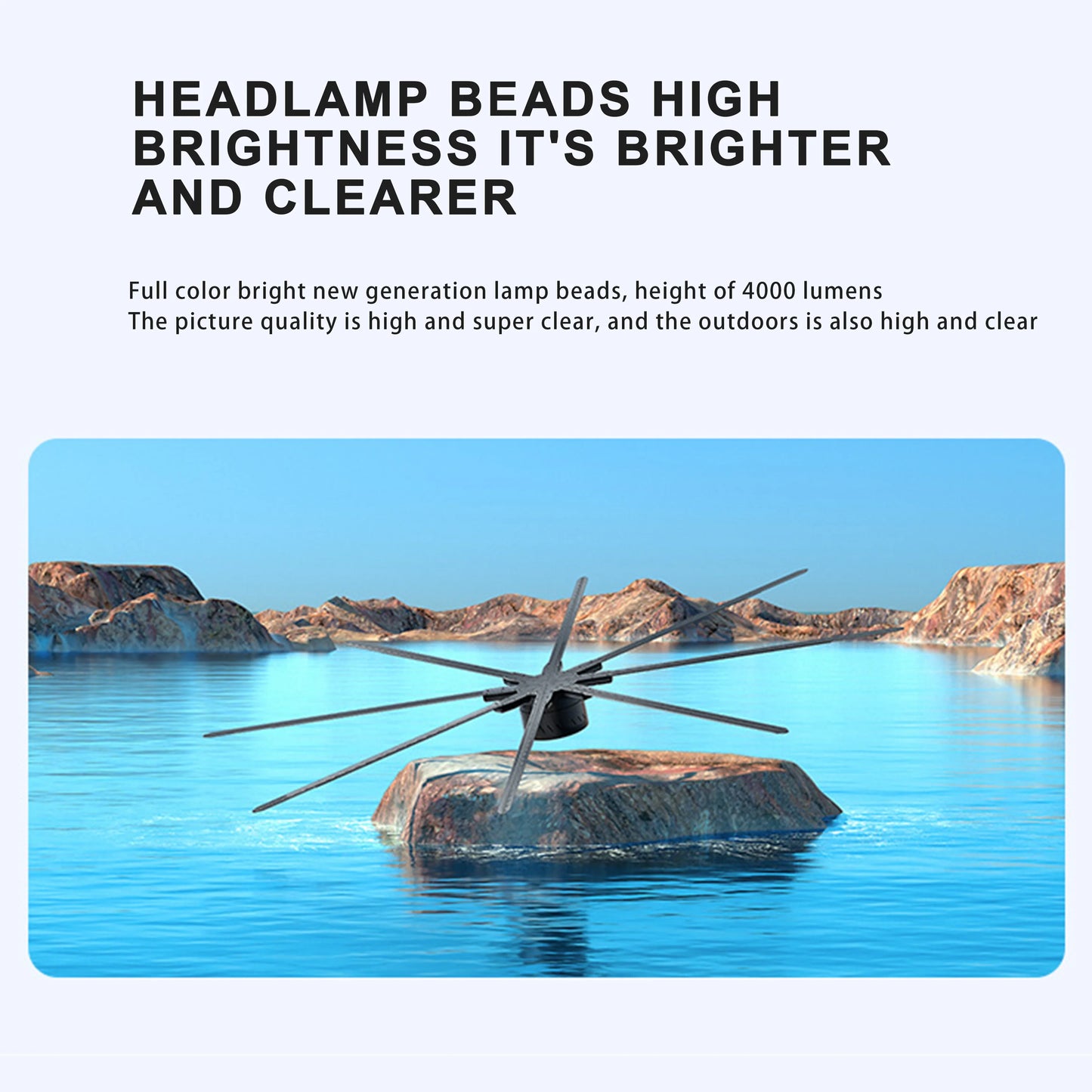 3D Holographic Fan 180cm Wifi Real-time 3D Ultra HD 2512LED Lights Advertising Display Holographic Lights Player Projector  COOL