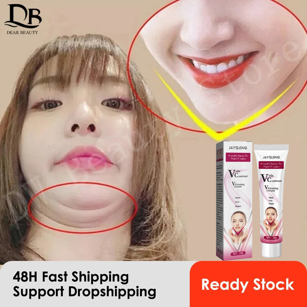 V-Shape Face Slimming Cream Remove Double Chins Firming Lifting Up V Cheek Fat Burning Anti-aging Shaping Massage Care Products