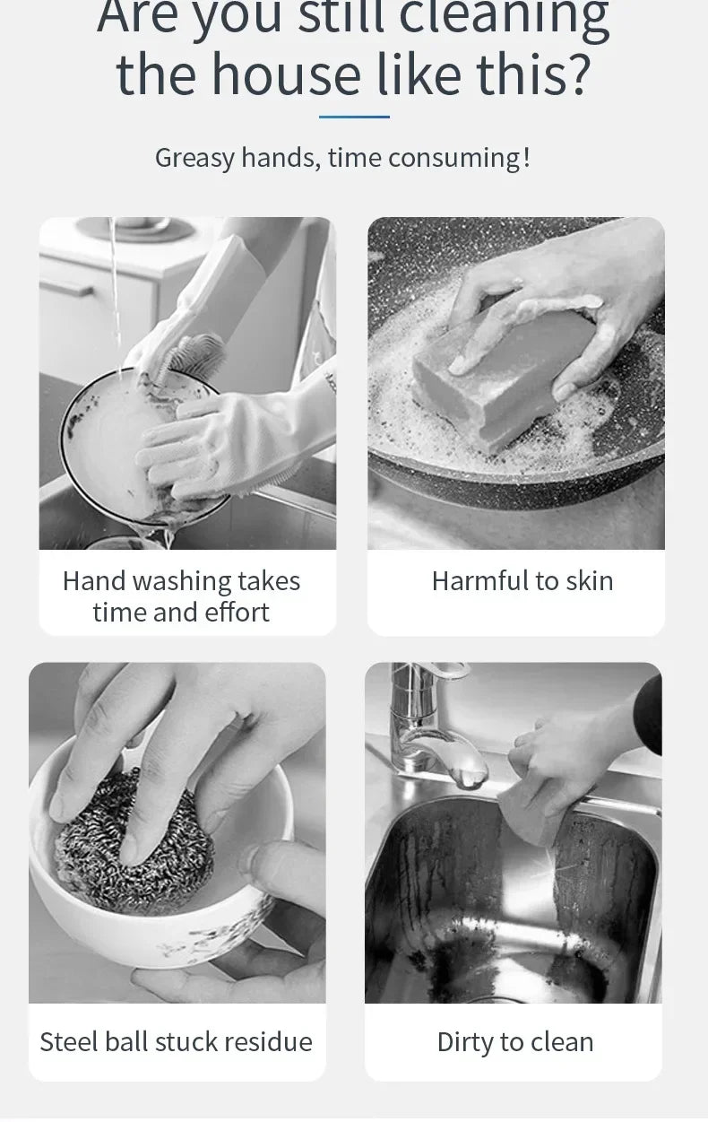4 in 1 Electric Cleaning Brush Kitchen Cleaning Brush USB Rechargeable Handheld Electric Rotary Scrubber Household Cleaning Tool