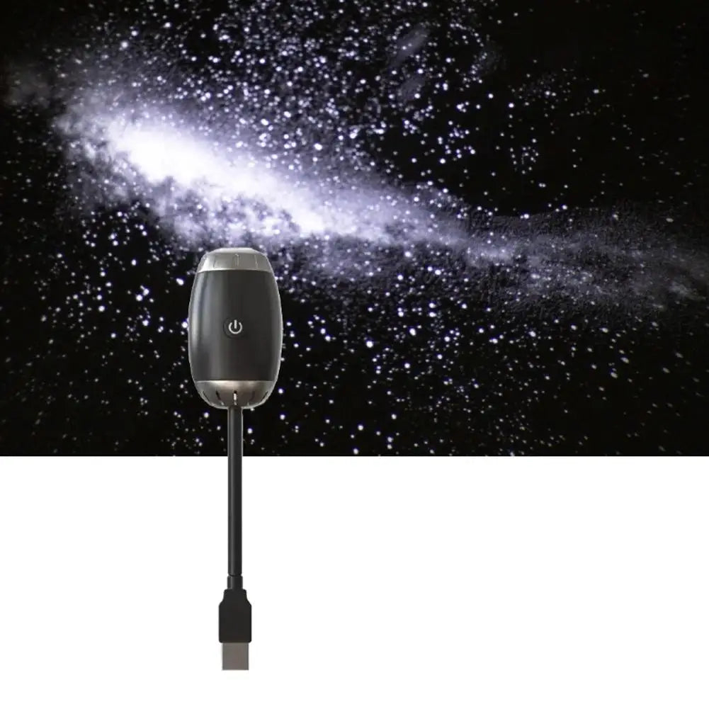 USB LED Starry Car Atmosphere Light Adjustable Focus Large Range Projection Romantic Saturn Galaxy Party Interior Decor Light