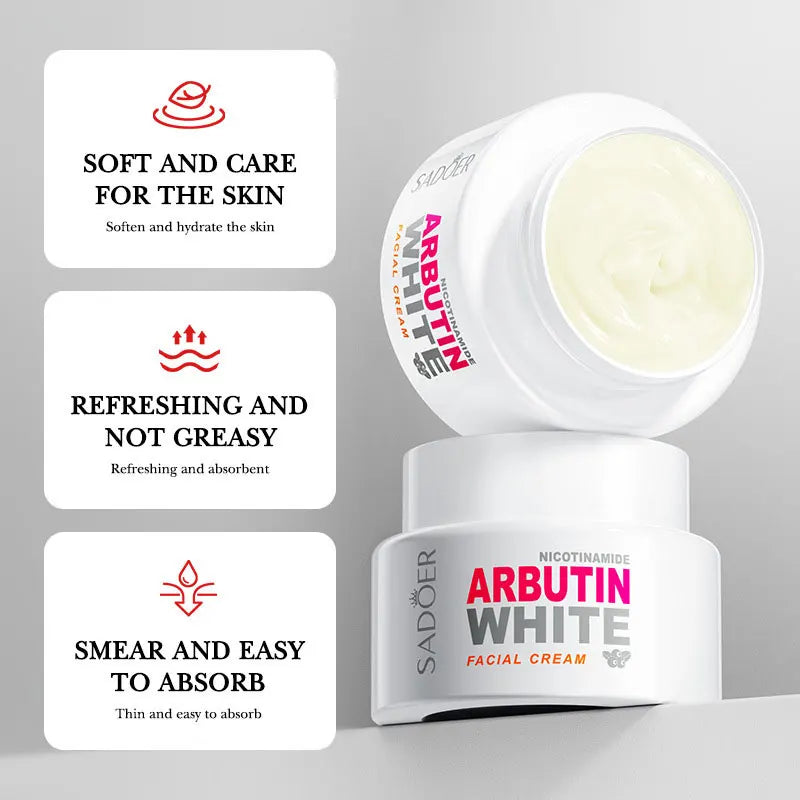 Face Care Nicotinamide Arbutin Whitening Cream Lightening Stain Whiten Cream Fade Dark Spot Face Cream Korean Skin Care Products