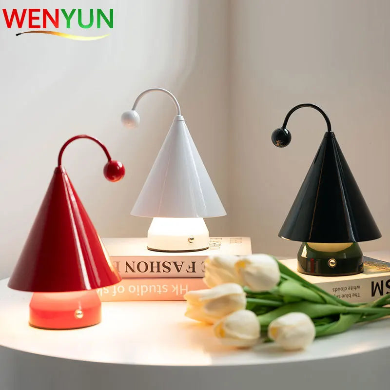 2026 Tree Light Wireless Dimming LED Creative Dining Table Decoration Light Bedside Bedroom Atmosphere Light
